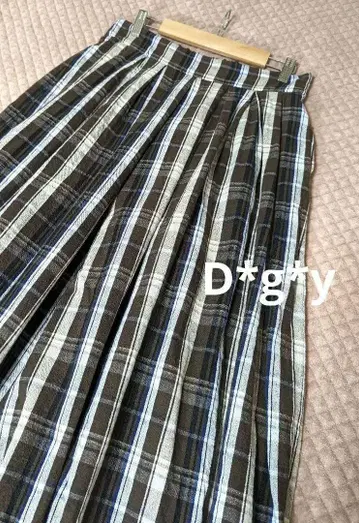 새상품급 Dgy 디지 와이 체크 코쿤 팬츠 벌룬 브라운