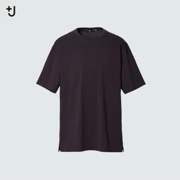 +J 수피마 코튼 릴랙스 핏 티셔츠 반팔 블랙 S 2장 새상품