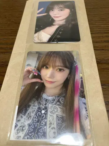 (익명 배송) 르세라핌 사쿠라 트레이딩 카드 2장 세트