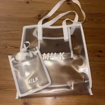 M!LK 클리어 토트백