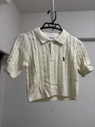 WEGO 별주 U.S. POLO ASSN. 케이블 니트 폴로