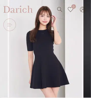 Darich 다리치 블랙 원피스 프리 사이즈 L