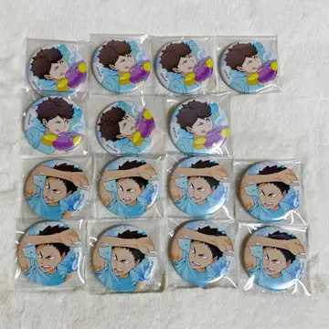 하이큐 오이카와 토오루 이와이즈미 하지메 물놀이 캔뱃지