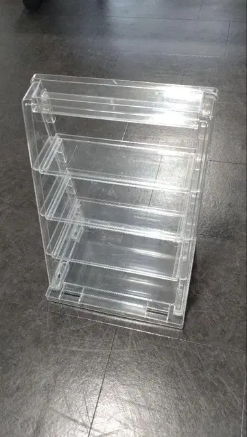 컬렉션 스탠드 클리어 4단 조립식 플라스틱