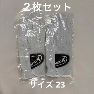 Srixon 골프 그로브 사이즈 23 화이트 2개 세트
