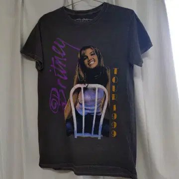 브리트니 스피어스 빈티지 밴딩 T 투어 셔츠