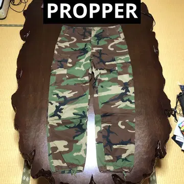프로퍼 BDU 우드랜드 카모플라쥬 카고 팬츠 군용 팬츠 M/R