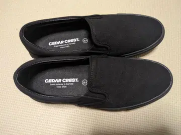 CEDAR CREST 블랙 스니커즈 25.0