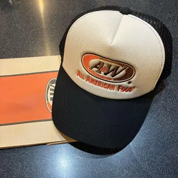 A&W 메쉬 로고 캡 블랙 [정품]