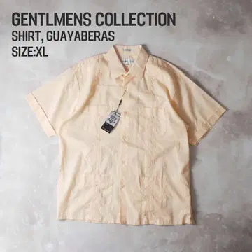 GENTLEMENS COLLECTION 쿠바 셔츠 오렌지 XL