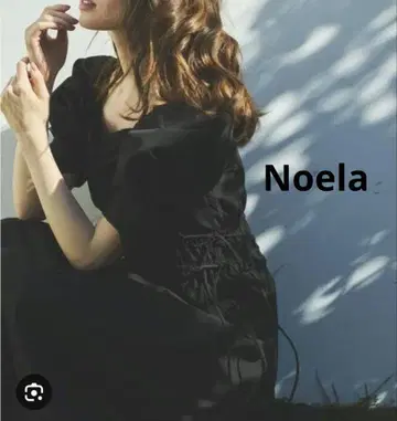 Noela 노엘라 볼륨 슬리브 원피스 블랙