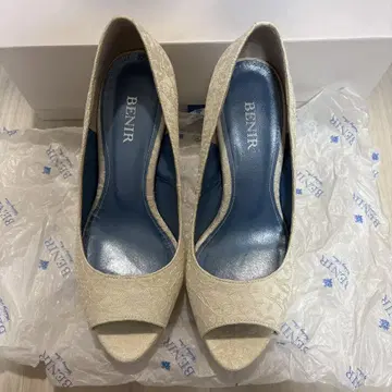 BENIR 웨딩 신발 레이스 23.5cm