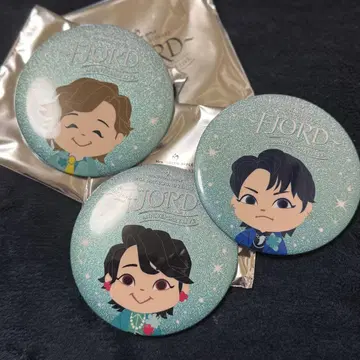 미세스 FJORD 가챠 캔뱃지 3개 세트