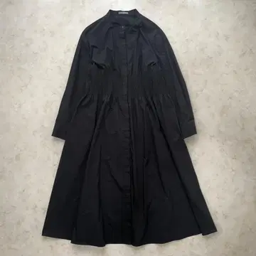 띠어리 럭스 2024AW 밴드 카라 셔츠 원피스 긴팔 M