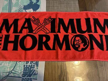MAXIMUM THE HORMONE 타월 빨간색