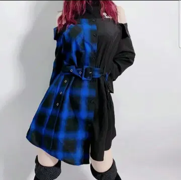 NieR 오프숄더 원피스 (벨트 포함)