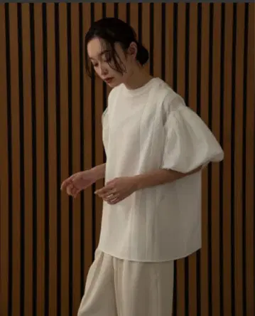 새상품급! I_am 퍼프 슬리브 블라우스