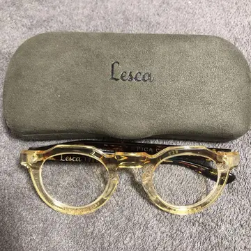 Lesca PICA CH/424 안경 클리어/토터스