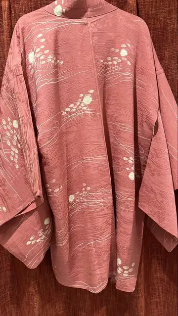 겉옷 핑크 꽃무늬
