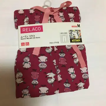 유니클로 무민 RELACO 3/4 반바지 M