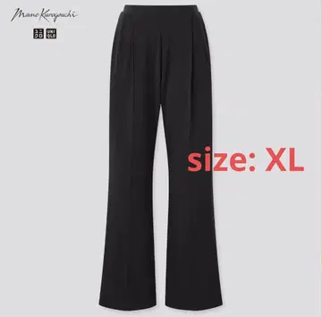 유니클로 마메쿠로구치 에어리즘 코튼 턱 팬츠 XL