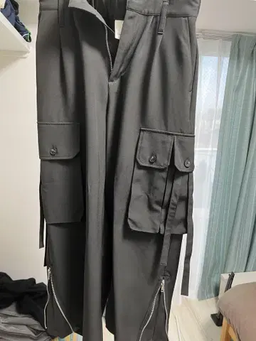 Casper John 카고 팬츠 블랙