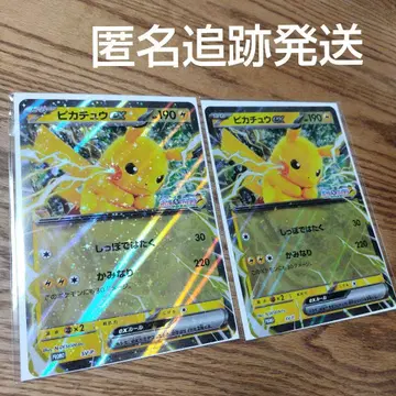 포켓몬 스탬프 랠리 2025 피카츄 ex 점보 카드 2장 세트