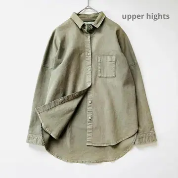 어퍼 하이츠 THE SHIRT 오버 사이즈 밀리터리 셔츠