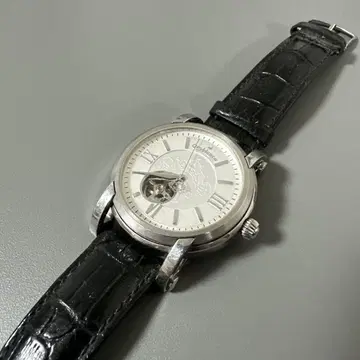 Orobianco 자동 감기 손목 시계 실버/블랙