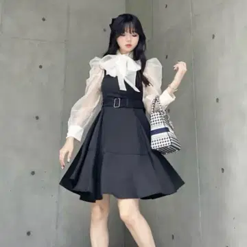 titty&Co. 플레어 점퍼 스커트 잔스카 한국 양산형 원피스