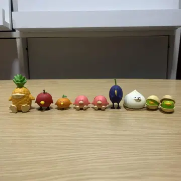 트리피컬즈 6개 + 화과자 캐릭터 3개 가챠가챠 세트 판매