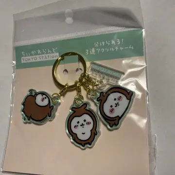 치이카와 (먼작귀) 도쿄 기념품 장수풍뎅이 분리 가능한 3줄 아크릴 참