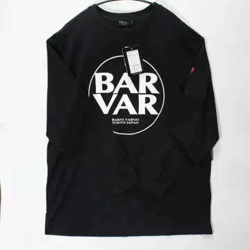 새상품 BARNI VARNO 백 프린트 긴팔 티셔츠 LL b0883