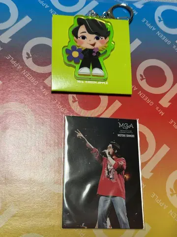 오모리 모토타카(Mrs. GREEN APPLE) 키링 & 포토 카드