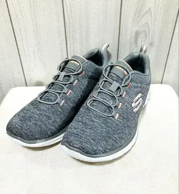 새상품급 SKECHERS 스케쳐스 스니커즈 그레이 경량 24.5