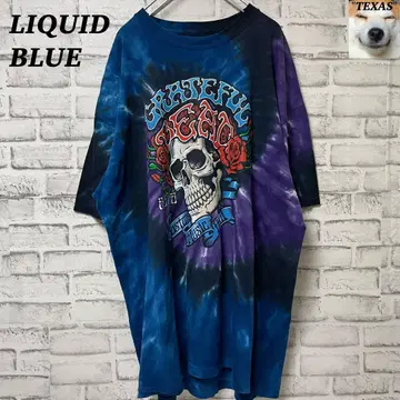 새상품급! LIQUID BLUE GRATEFULDEAD 티셔츠 빅 스컬