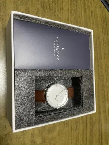 Nordgreen 손목시계 실버/브라운
