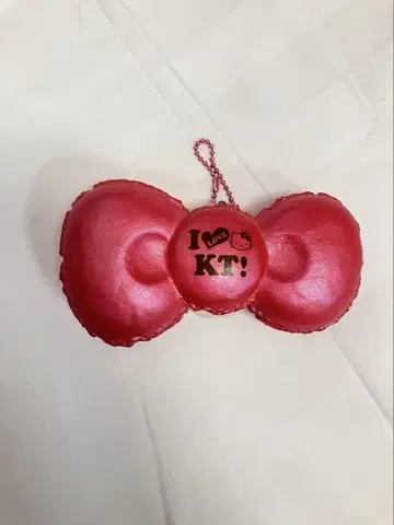 산리오 헬로키티 KT 부드러운 마카롱 리본 마스코트 스퀴즈