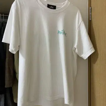 PHATRNK 팻랭크 매장 한정 컬러 크로스 로고 프린트 반팔 티셔츠