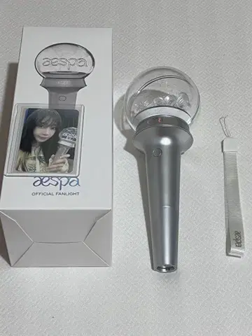 aespa 공식 응원봉 트레이딩 카드 포함