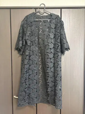 MURUA 레이스 반팔 가디건