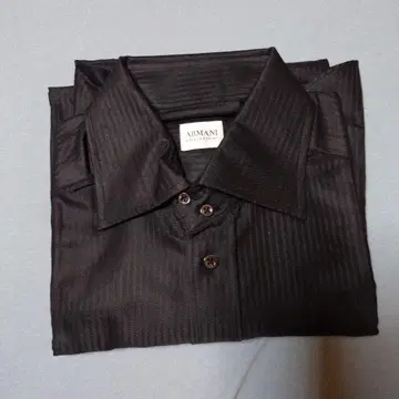 ARMANI 블랙 긴팔 셔츠 사이즈 40