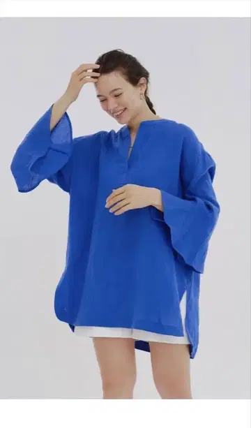 yori vacation 린넨 튜닉 원피스
