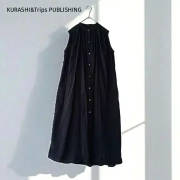 북유럽 생활용품점 코튼 셔츠 원피스 블랙 개더 소프트 내추럴