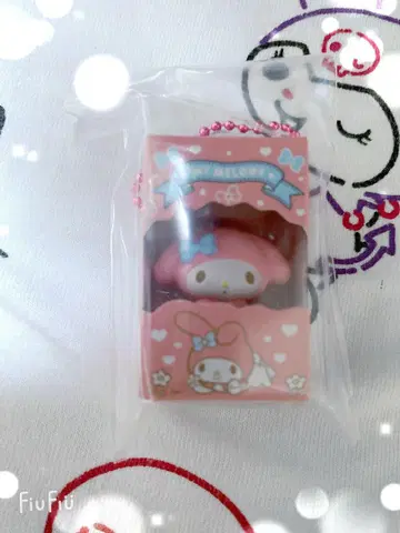 마이멜로디 키링 핑크