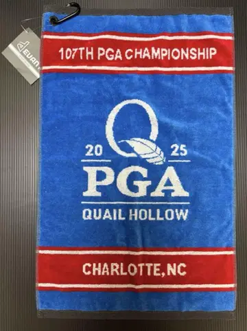 2025 PGA 챔피언쉽 골프 타월 카라비너 포함