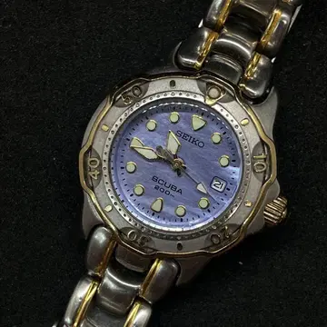 SEIKO SCUBA 200m 손목시계 세이코 다이얼 파랑