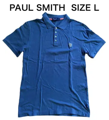 PAUL SMITH 폴 스미스 피케 셔츠 제브라 네이비 사이즈 L