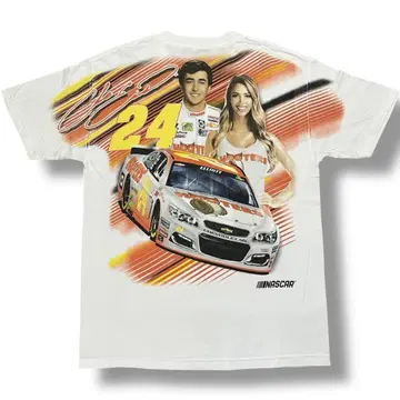 hooters 레이싱 nascar 00s 티셔츠 기업 제품 양면 프린트