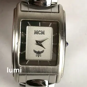 MCM 엠씨엠 스퀘어 여성용 손목시계 실버 빈티지